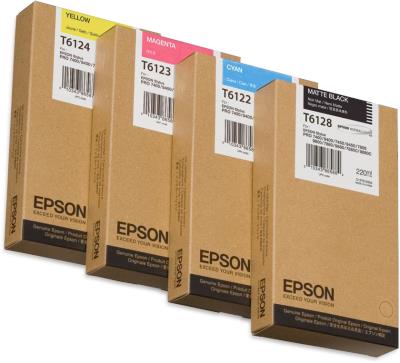 117745 Epson C13T612400 EPSON Yellow 220ml SP 74xx/94xx 